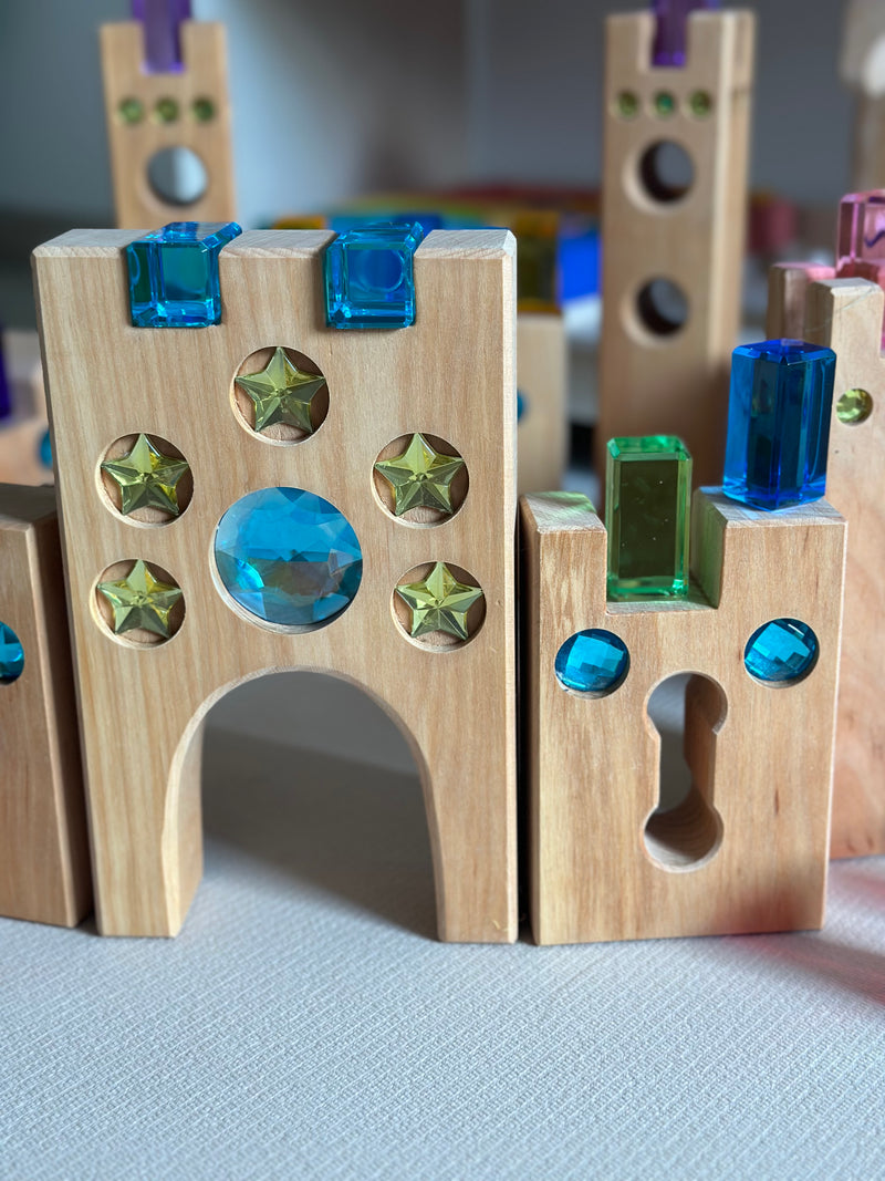 BAUSPIEL Großes Märchenschloss 16 Teile