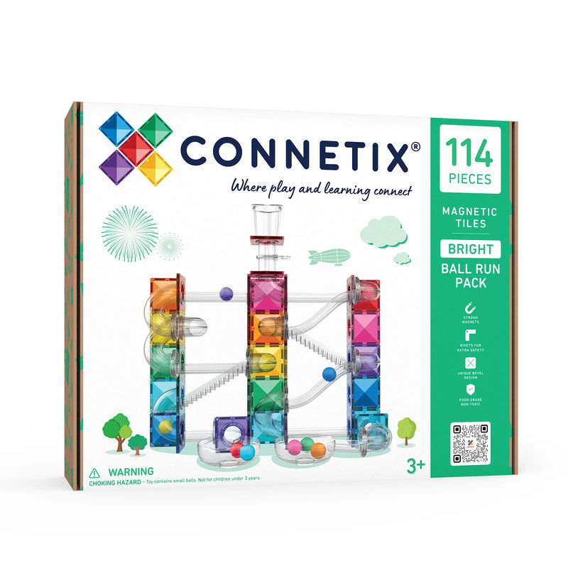 CONNETIX Ball Run / Kugelbahn Bright Pack - 114 Teile