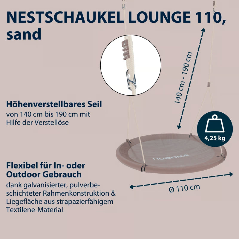 HUDORA Nestschaukel Lounge 110