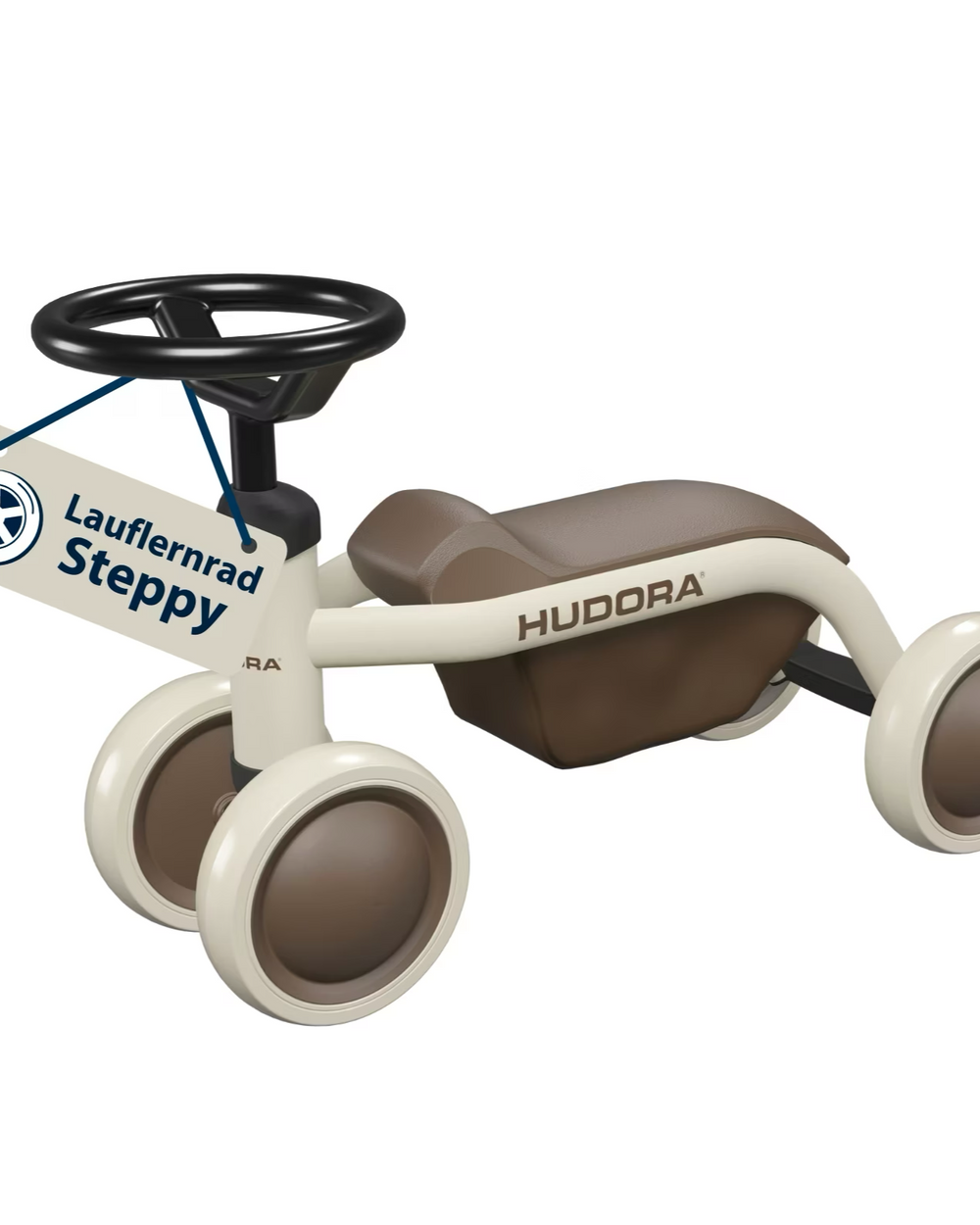 HUDORA Steppy Rutschauto mit Kofferraum