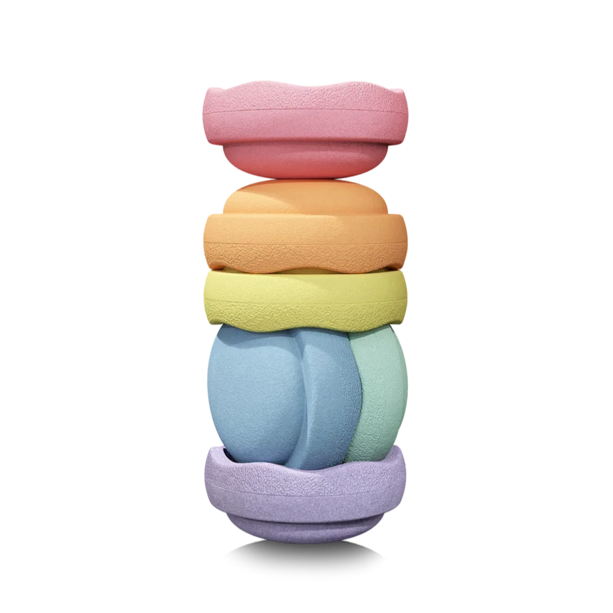 STAPELSTEIN Original Rainbow Pastel Stapelstein