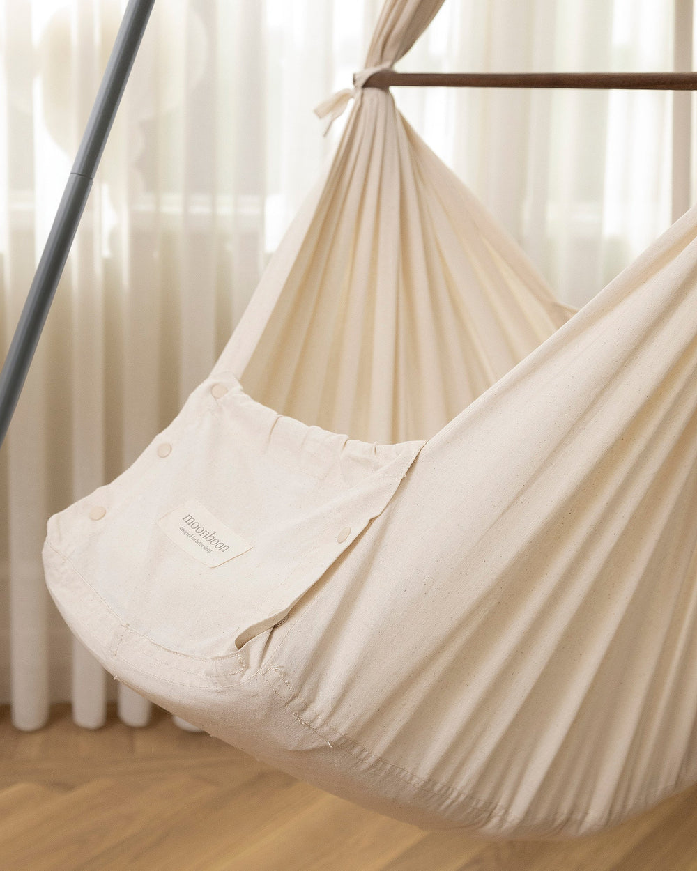 MOONBOON Classic Bundle Federwiege (Federwiege + Motor + Ständer) Moonboon