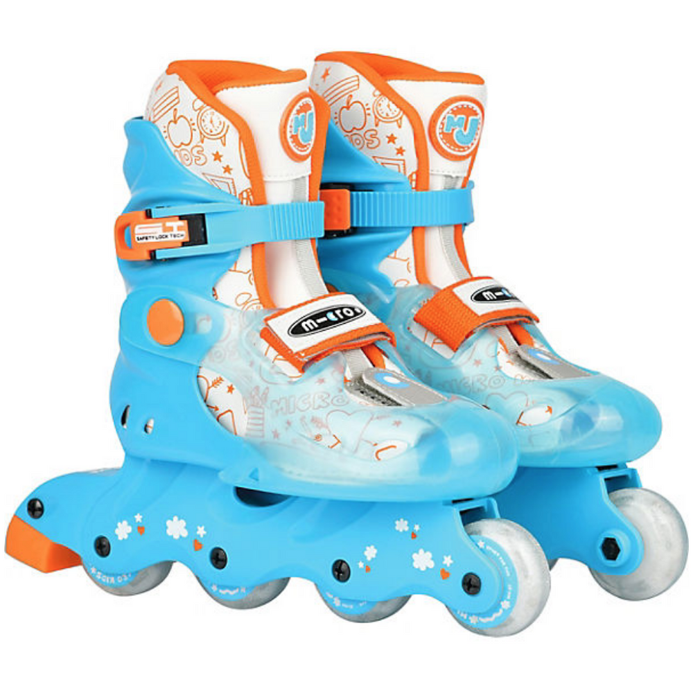MICRO mitwachsende Inline Skates Kids Future blau micro