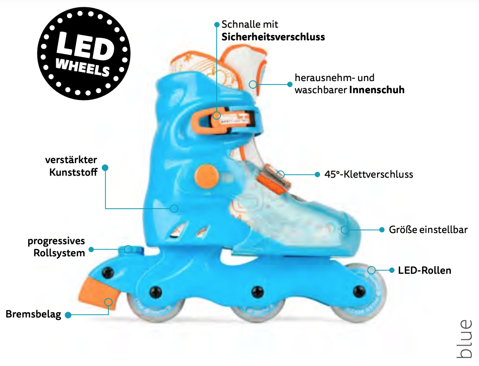 MICRO mitwachsende Inline Skates Kids Future plum micro