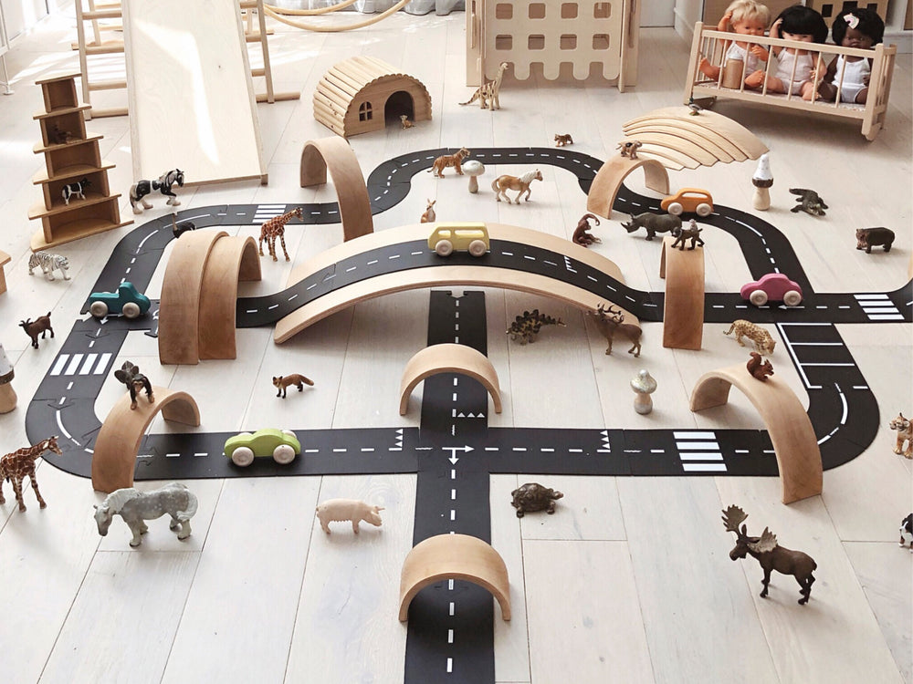 WAYTOPLAY King of the Road Extragroßes Straßen Spielset Waytoplay
