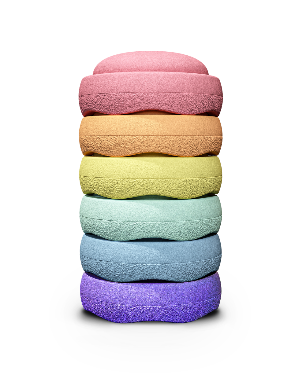 STAPELSTEIN Original Rainbow Pastel Stapelstein